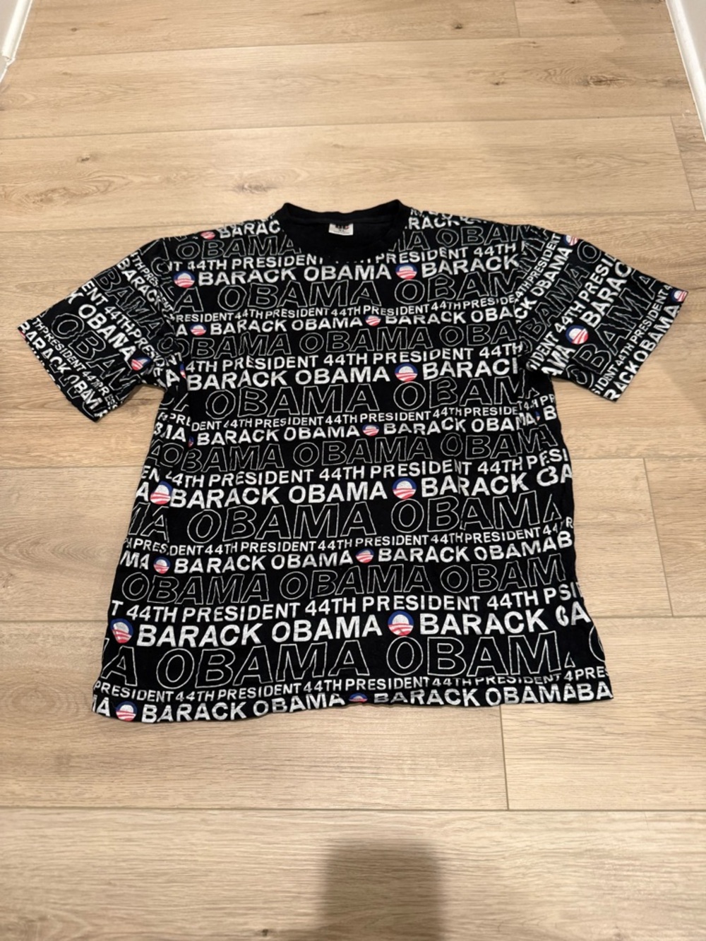 The 44th President Barrack Obama AOP T-Shirt Size XL